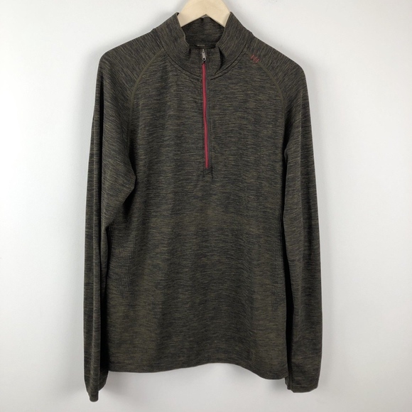 lululemon athletica Other - Lululemon Mens Dark Heathered Green 1/4 Zip Large